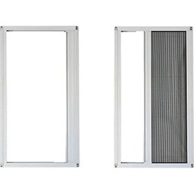 Resim Akordeon Pileli Pilise Pencere Sineklik Beyaz, 70 130 Cm., Istenilen Ölçüde 