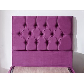 Resim Nironyatak Niron Purple Tek Kişilik Yatak Başlığı - 80 Cm Mor Kumaş Başlık - 