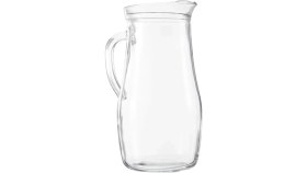 Resim AyrStore Misket Tekli Sürahi, 1.8 L Hacim, Cam, Beyaz 