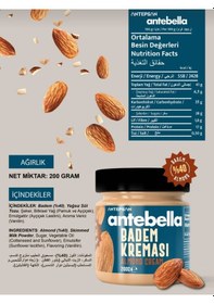 Resim Antebella Badem Kreması Kahvaltılık Gurme Lezzet 200 Gr X 3 Adet 