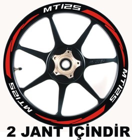 Resim oracall Yamaha Mt124 Jant Şeridi,mt125,mt 125 Jant Şeridi 