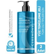 Resim Ceremony Nemlendirici Arındırıcı Eşitleyici Sivilce ve Akne Karşıtı Yüz Temizleme Jeli 2 x 400 ML 