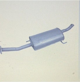 Resim Geely Ck Echo Eksoz Arka Son Susturucu 