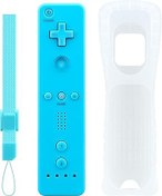 Resim OSTENT Nintendo Wii Konsol Oyunu için Uyumlu Hareket Sensörü Bluetooth Kablosuz Uzaktan Kumanda, Pembe Mavi 