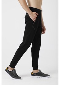 Resim Maraton Sportswear Slimfit Erkek Basic Siyah-siyah Eşofman Altı 19755-siyah-siyah Siyah - Siyah 