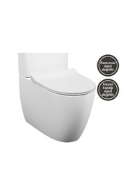 Resim VitrA Sento 5987B003-0092 Rim-ex Duvara Tam Dayalı Klozet, 65 cm, Beyaz 