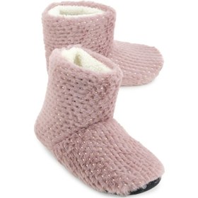 Resim Gezer Kadın Kışlık Sessiz Taban Ev Panduf Bot Ga7kte.03432.00.09e.0c Pembe 