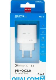 Resim Acl AC-1 A+C 25W L5 3563 Şarj Cihazı 