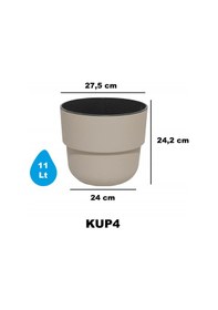 Resim Serinova Kuple Saksı İçli No:4 