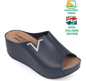 Resim Capone Outfitters Kailey 6145 Kadın Dolgu Topuklu V Toka Terlik 