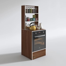 Resim Kenzlife ankastre fırın dolabı esmacan cvz 165*60*56 mutfak eko düz 