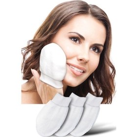Resim Mikrofiber Yüz ve Makyaj Temizleme Eldiveni 3 Adet 