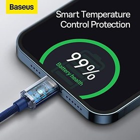 Resim Baseus Crystal Shine 20W Type-C to Lightning Kablo 120 cm Mavi 