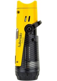 Resim Lubinski Lion İğneli + Delicili Tek Torch Puro Çakmağı Sarı 