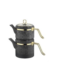 Resim Brioni RSK-02TK Royal Stone Çaydanlık Takımı Gri 