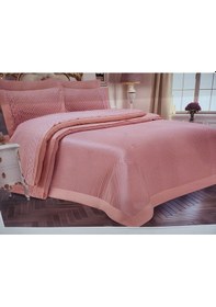 Resim Belisima 7 Prç Broker Nevresimli Pike Takımı Pudra 