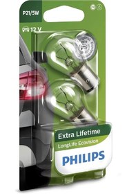 Resim Philips P21/5w Longlife Ecovision, 12v 1016 Stop Ampul Çift Duy Ç 