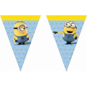 Resim Minions Lovely Üçgen Bayrak Banner 