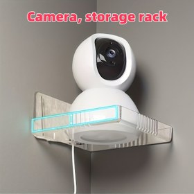 Resim CarrKen No-Drill Güvenlik Kamerası Montajı - Ağır Hizmet Tipi Yapışkan Duvar Braketi, Alan Tasarrufu İç Mekan/Dış Mekan Kamerası Rafı, Ring, Nest, Arlo, Blink ile Uyumlu - Ev, Ofis, Mağaza Gözetimi için - Kolay Kurulum, Dağınık Olmayan Kurulum, Dış Mekan İzleme, Minimalist Tasarım, Dayanıklı Braket, Duvara Monte Tutucu, Akıllı Ev Kullanıcıları, Ev Gözetimi, Kompakt Tasarım, Hava Koşullarına Dayanıklı Tutucu, Ofis Gözetimi 