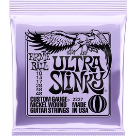 Resim Ernie Ball 2227 Ultra Slinky Nickel Elektro Gitar Teli (10-48) 
