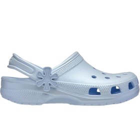 Resim Crocs Classic Pearl Shine Clog Kız Çocuk Mavi Terlik 
