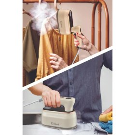 Resim Buharlı ve Dikey Ütü, Kırışık Giderici, Kullanışlı 2'li Set 