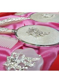 Resim Ceyyiz Gülüm 5Li Ayna Tarak Fırça Pudralık Çeyiz Seti (397263789) 