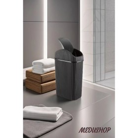 Resim Sallanır Kapaklı Mini Çöp Kovası- Ofis-Banyo-Mutfak 