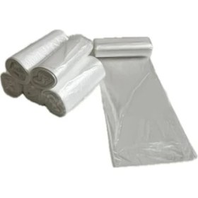Resim Mini Boy Şeffaf Çöp Poşeti 120’LI - 40X50 cm Sızdırmaz, Yırtılmaz ve Dayanıklı Atık Torbası, Şeffaf Çöp Torbası, Ev Ofis ve Banyo Için Uygun 