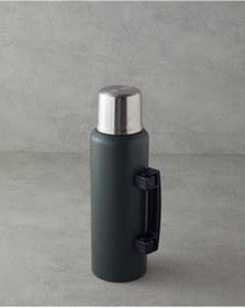 Resim English Home HeatLock Çelik Bardaklı Termos 1,5L Koyu Yeşil 