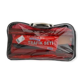 Resim Trafik Seti Dikdörtgen Ekonomik Tüvtürk Muayene Uyumlu TS55 Oto Aksesuar Premium 