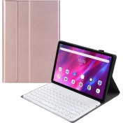 Resim Sunsky YAK10 Bluetooth Klavye Koruyucu Deri Kılıf Altın Gül (Yurt Dışından) 