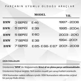 Resim BMW E46,E39,E60,E38 için Arka Perde Tamir Plastik Parçası Klips 