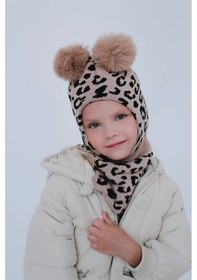 Resim Sweet Moment Çocuk Kışlık Örgü Şapka Kask 176965904 Bej 