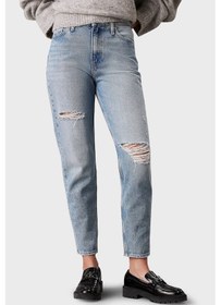 Resim Calvin Klein Bayan Kot Pantolon J20j224026 1aa Açık Mavi Açık Mavi 