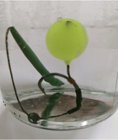 Resim 5 Adet Küspe Telli Sazan Rig Takımı -14 Mm Fosforlu Pop Up' 