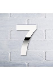 Resim Trend Pleksi Yapışkanlı Pleksi Gümüş Ayna 7 Numara (10cm Yükseklik) 