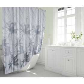 Resim Tropik Duş Perdesi 5104 Model Çift Kanat 2X110X200Cm Çok Renkli 