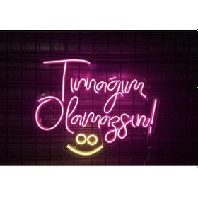 Resim Tırnağım Olamazsın Neon Led Renkli 