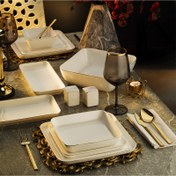 Resim Aryıldız Moderna Gold 30 Parça 6 Kişilik Yemek Takımı 