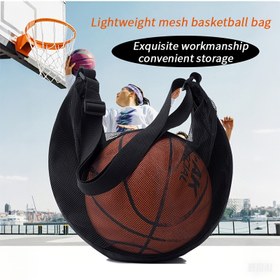 Resim Basketbol, Futbol ve Daha Fazlası için Şık Depolama Organizatörü - Dahili Telefon Saklama Çantası, Yüksek Kaliteli Oxford Kumaş, Makinede Yıkanabilir, Gri/Mavi/Siyah, Spor ve Günlük Kullanım İçin Evrensel 