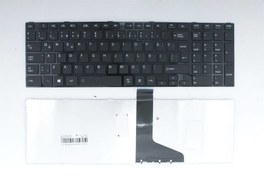 Resim Toshiba ile Uyumlu Satellite P855-13T Uyumlu Laptop Klavye Siyah, Tuş Takımı 