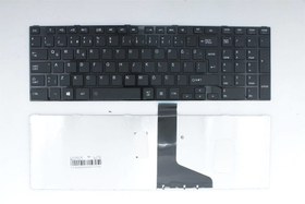 Resim Toshiba ile Uyumlu Satellite L855-17F Uyumlu Laptop Klavye Siyah Çerçeveli 