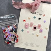 Resim 100 adet Canlı Mini Reçine Fiyonk Süsleri - Tırnak Sanatı, Telefon Kılıfları & Scrapbooking için İdeal, Renkli Katı, Takı Yapımı 