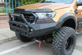 Resim OMSA Ford Ranger Dakar Çelik Ön Tampon Sensörsüz 2011-2015 Arası 