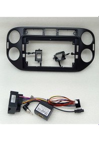 Resim Vw Tiguan Tablet Teyp Çerçevesi 9 İnç 2008 - 2016 