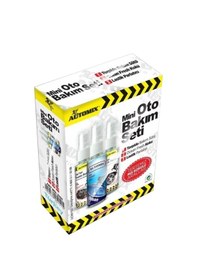 Resim Automix Mini Bakım Seti Torpido Sütü, Parfüm, Lastik Parlatıcı 1 Set 