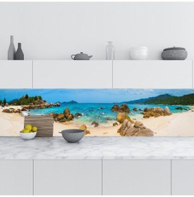 Resim Mutfak Tezgah Arası Folyo Fayans Kaplama Folyosu Vietnam Plaj 