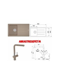 Resim Franke Bfg 611-86 Oyster Eviye.Active Plus 