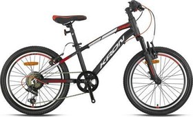 Resim XC 75 - 20 MTB - 11' - 7 Vites - V.B - Mat Siyah-Gri/Kırmızı 